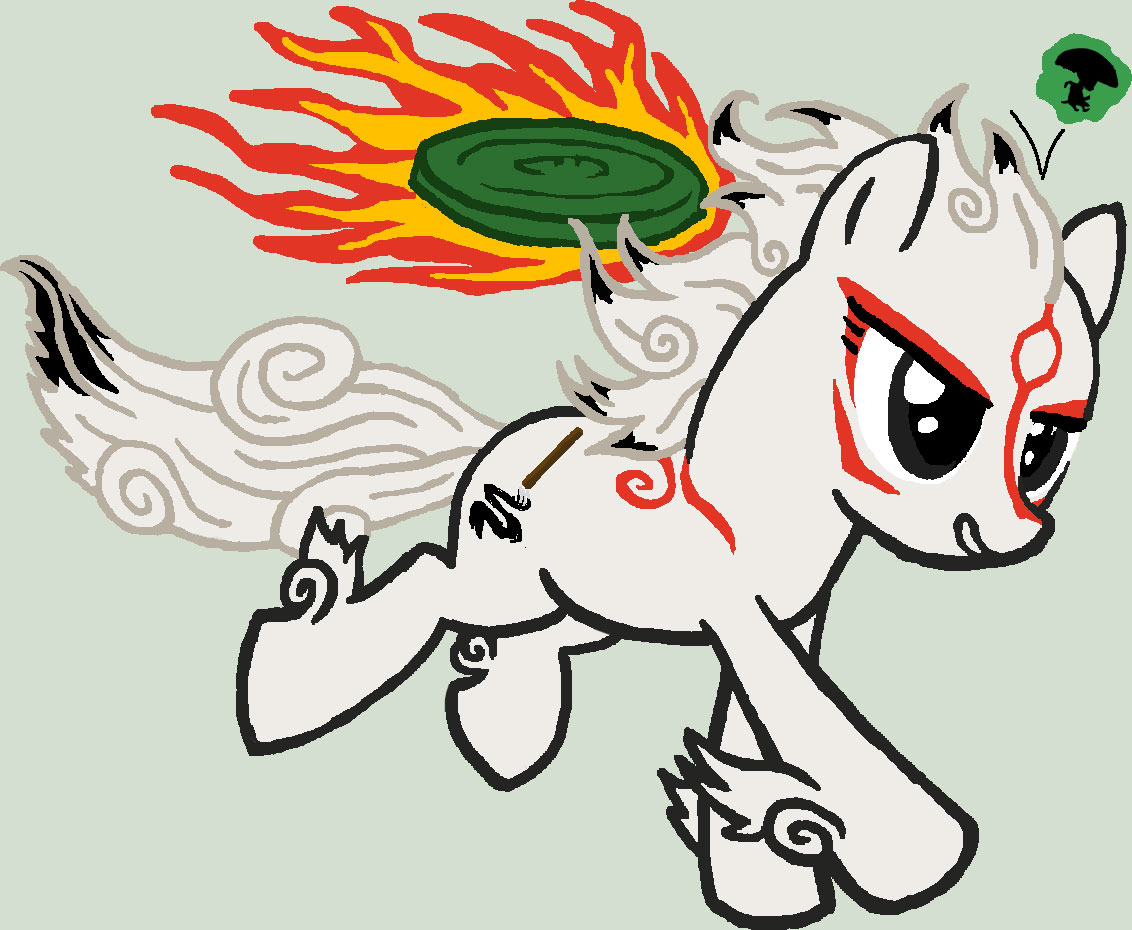 Pony request 2 - Amaterasu with Issun