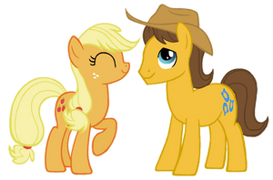 MLP:FiM -Applejack and Caramel