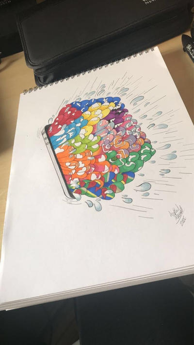 iPhone Doodle by Redbird56 on DeviantArt