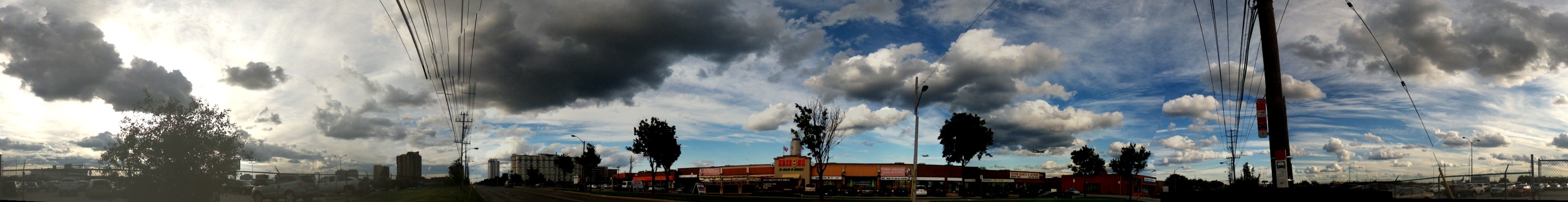 Bus Stop Clouds