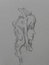 Ellara Mirlos profile sketch