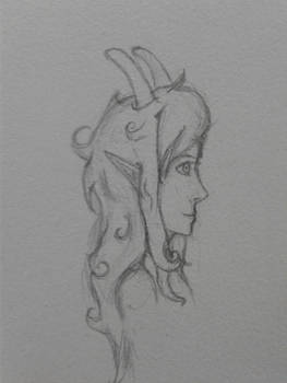 Ellara Mirlos profile sketch