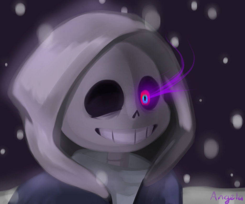 Dusttale Sans Drawing by AngelaFlewAway on DeviantArt