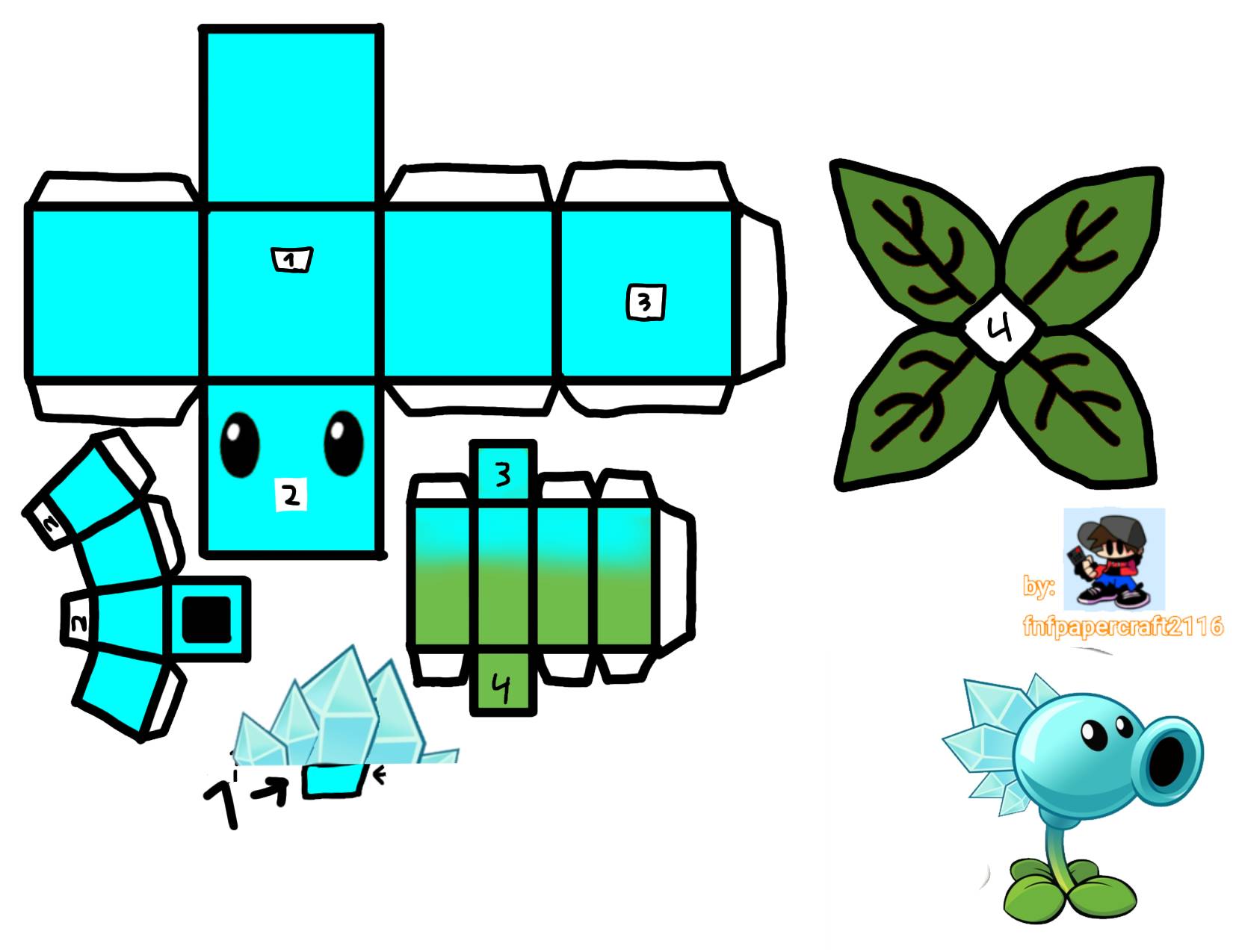 Plant wubbox parts by robloxfan2022 on DeviantArt