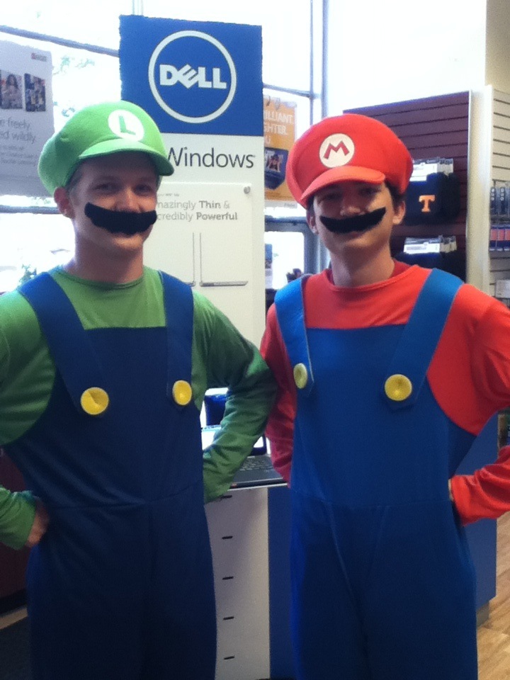 Halloween in Tennessee the Mario Bros