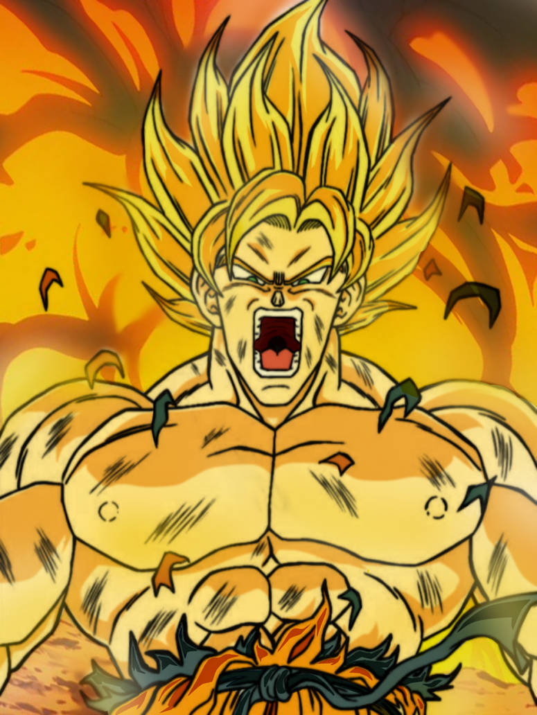 Goku SSJ Rage by AdriAlexArt on DeviantArt
