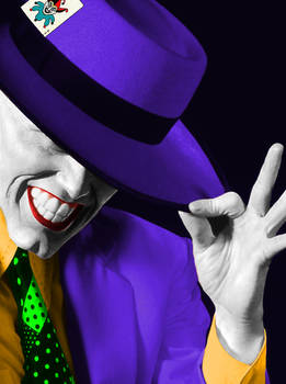 The Mask in The Joker's Colors