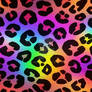 Rainbow Leoprd Texture - Art Colorful Wallpaper