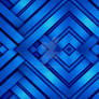 Deep Blue Futuristic Seamless Ornament - Art Digit