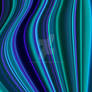Blue Turquoise Striped Neon Flow with Bend