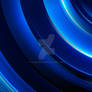 Blue Curved Lines - Minimalist Wallpaper
