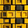 Yellow Black 3D Interlocking Blocks