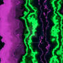 Purple Green Abstract Marble Flow
