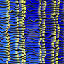 Deep Echo: Blue Black Layered Abstract Texture