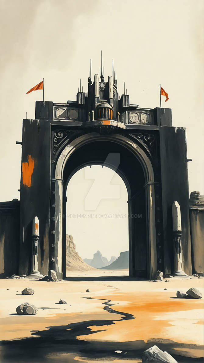 Desert Monument: Surreal Triumphal Arch by ScreenPin on DeviantArt