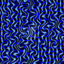Blue White Reticulated Binding