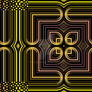 Golden Mosaic - Abstract Seamless Pattern