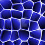 Electric Blue Cell Pattern