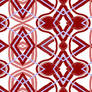 Crimson Geometry Pattern