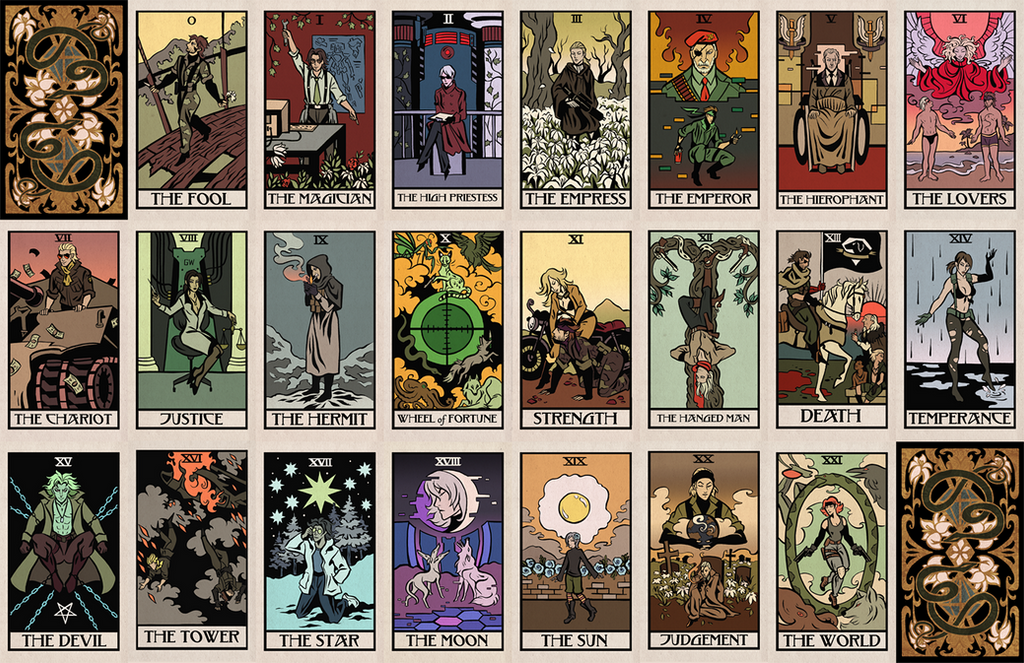 Metal Gear Tarot by cryptosilver