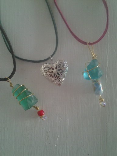 sea glass necklaces