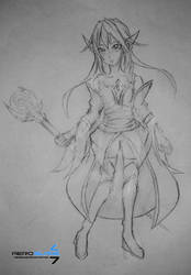 Aqua Lereina - Original Character(Drawing)