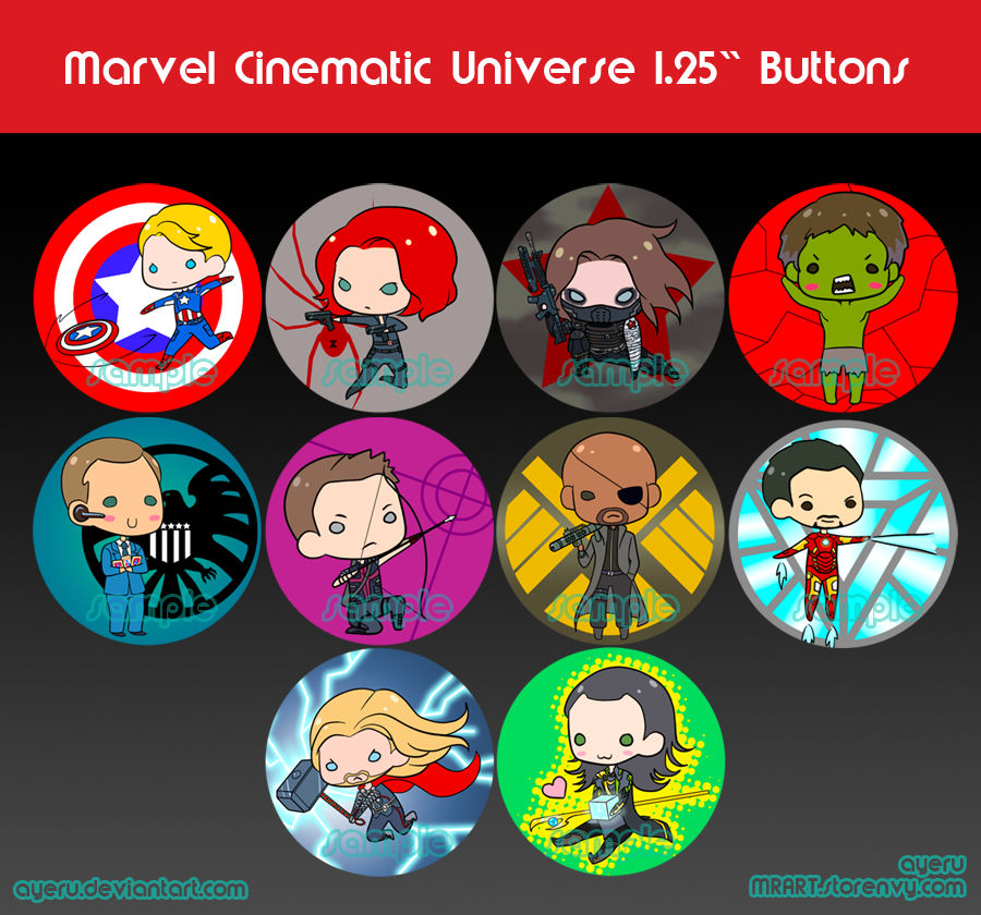 Botones Unity Marvel MCU Buttons by ayeru on DeviantArt