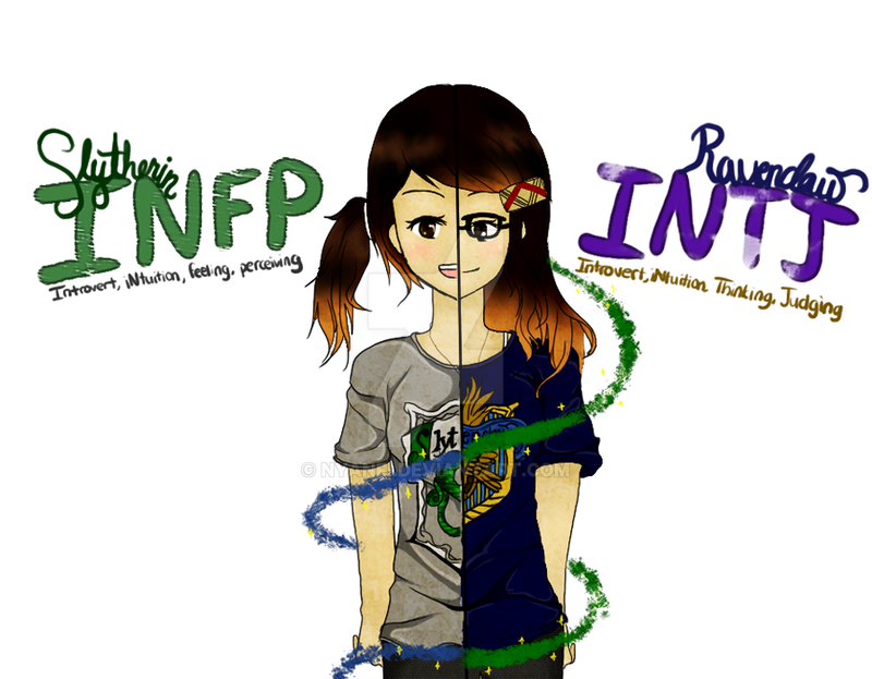 INFP/INTJ and Slytherin/Ravenclaw? by nyanfi on DeviantArt