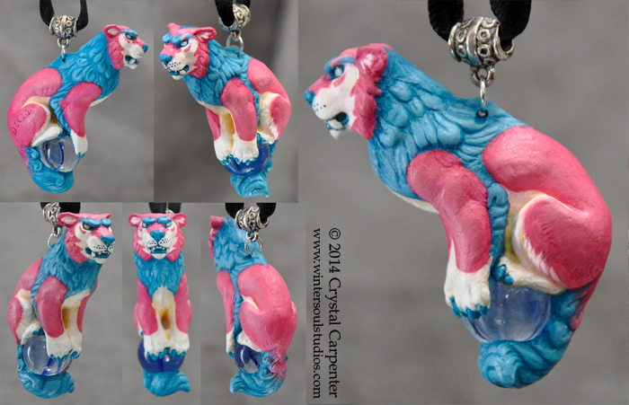 Custom Shisa - Pink/Blue Female