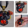 Ash Dragon Pendant