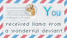 Received llama