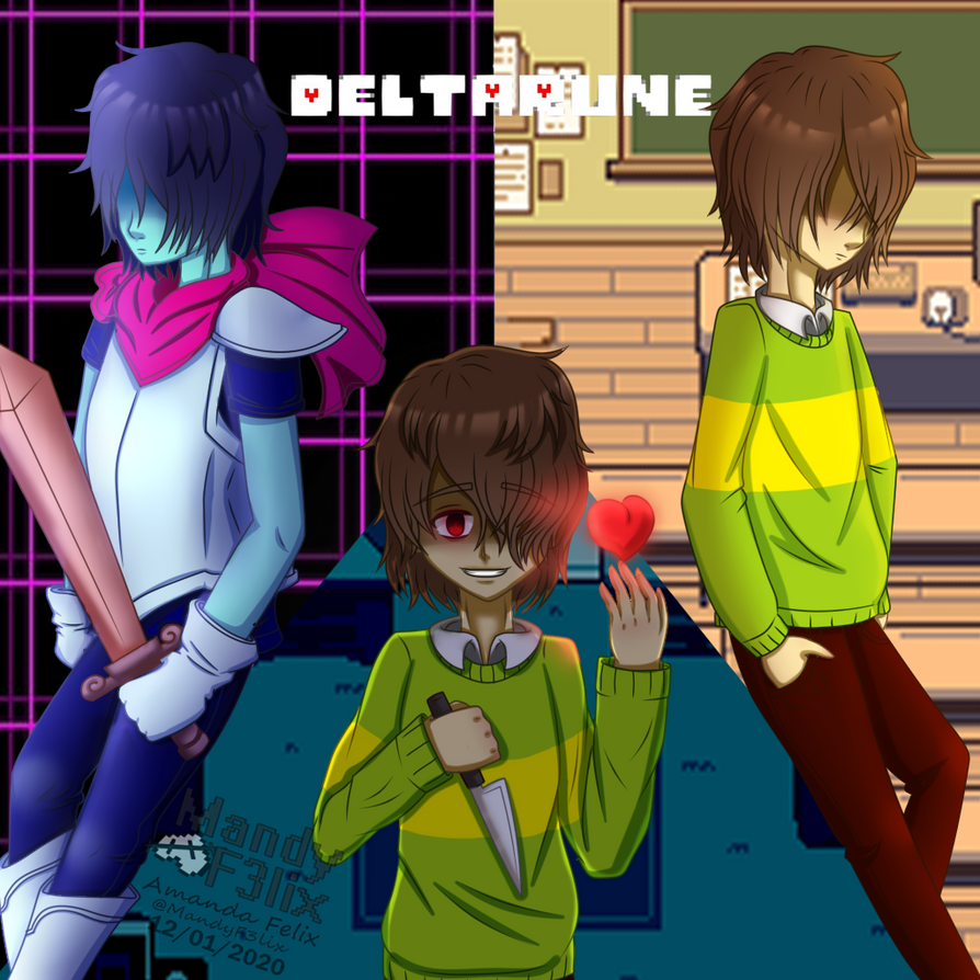 Chris Delta Roon Kris's Deltarune by MandyF3lix on DeviantArt