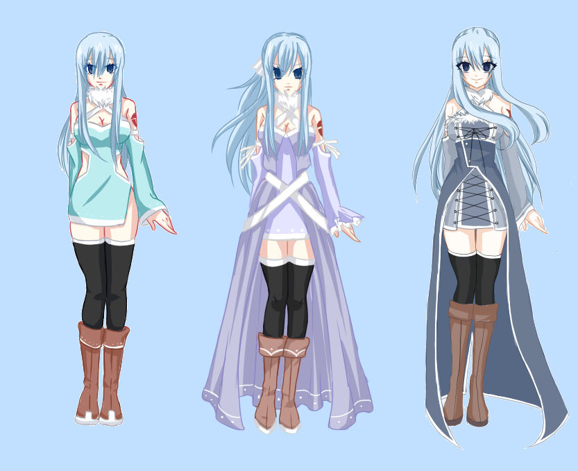 Fairy Tail Oc Aria S Outfits By Nintzuu On Deviantart