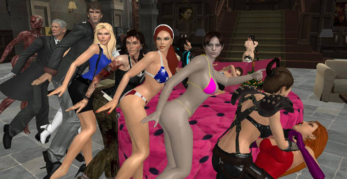 Lara's Wild Xmas House Party