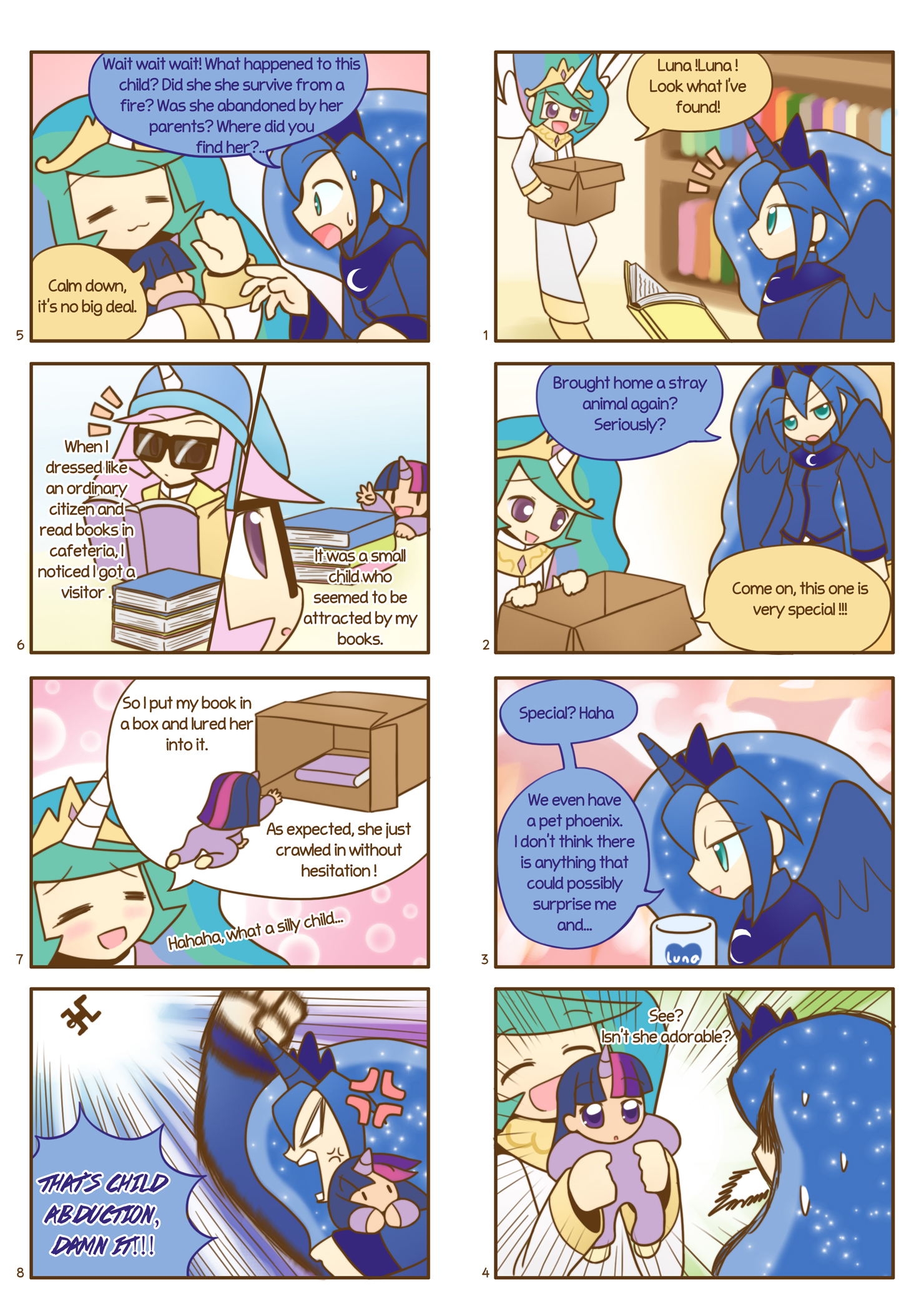 Humanized pony comic 1, 2 by HowXu