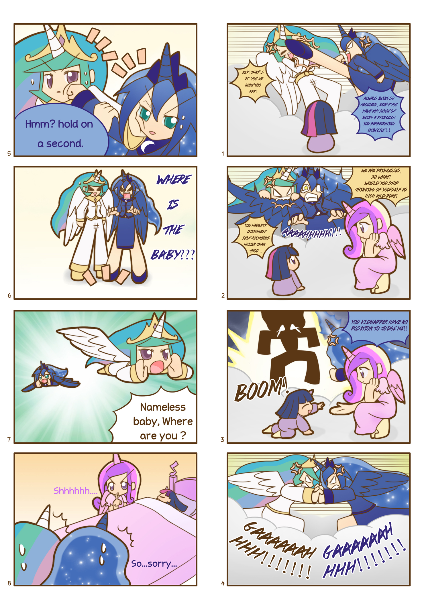 Humanized pony comic 5 ,6