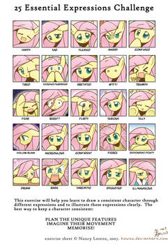 Expression Practice Fluttershy