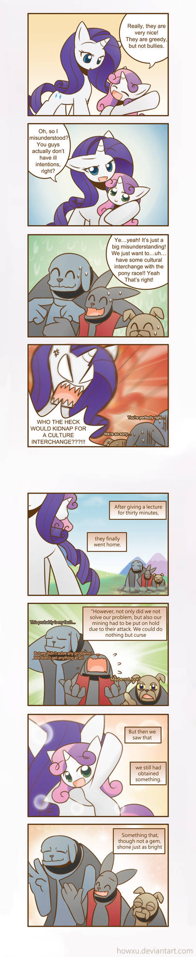 A dog and a filly show p5 by HowXu