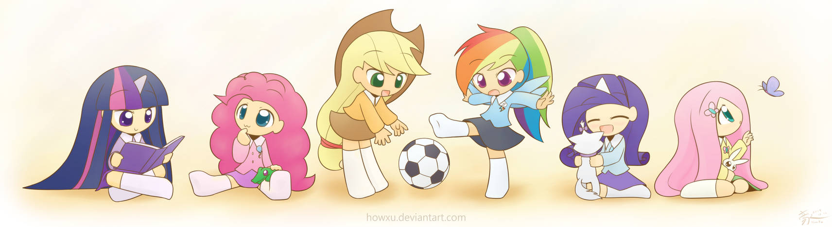 My Little Kindergarten mane 6