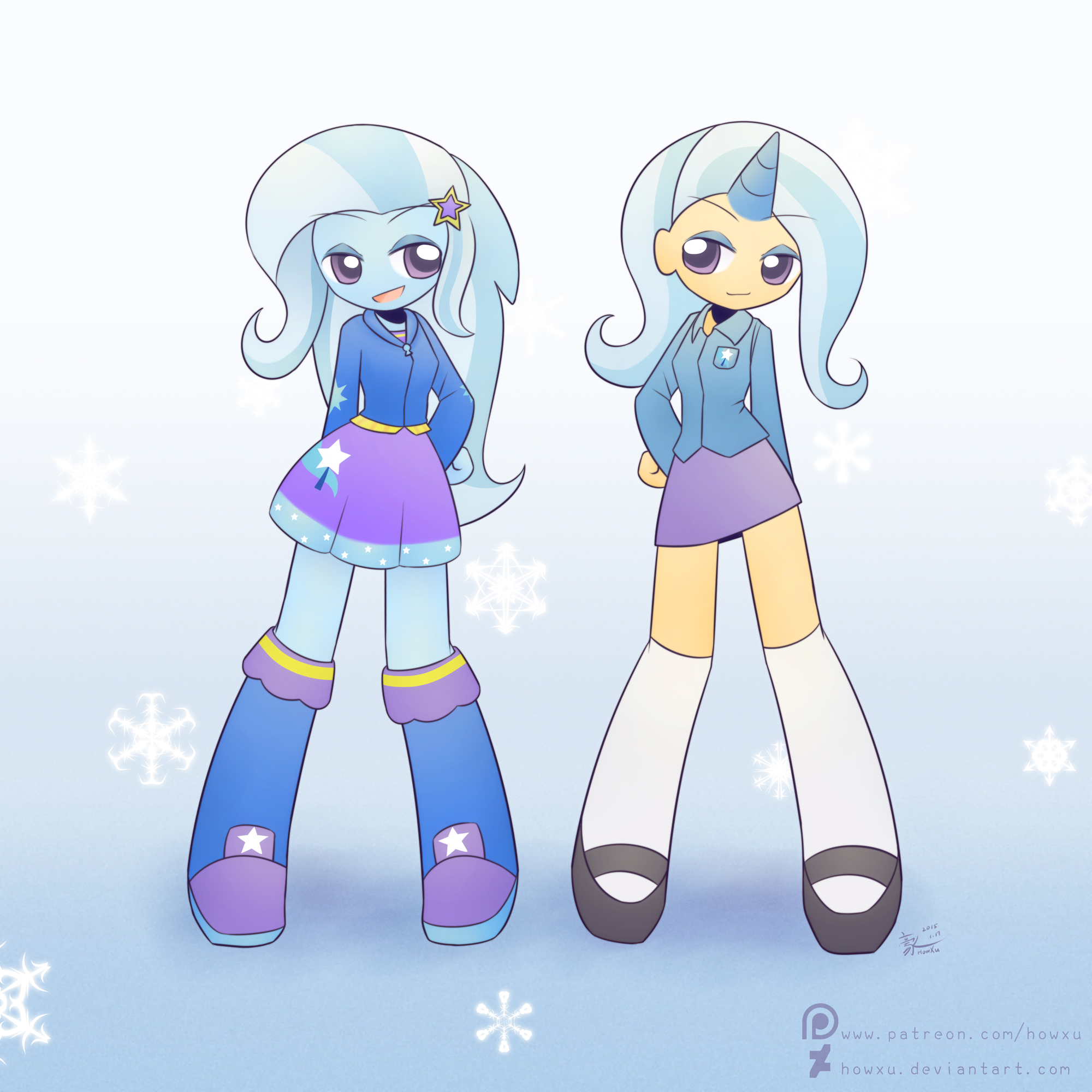 Weekly Art#9 Humanized Trixie by HowXu on DeviantArt