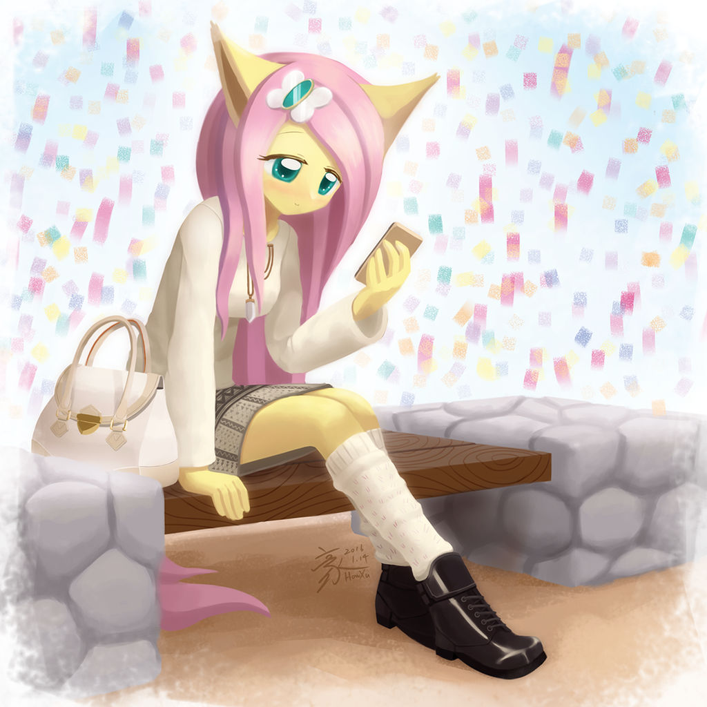 Weekly Art #47 Texting by HowXu on DeviantArt