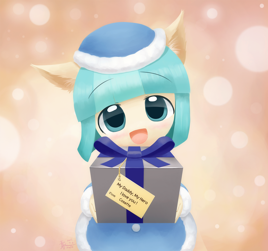 Commission present by HowXu on DeviantArt