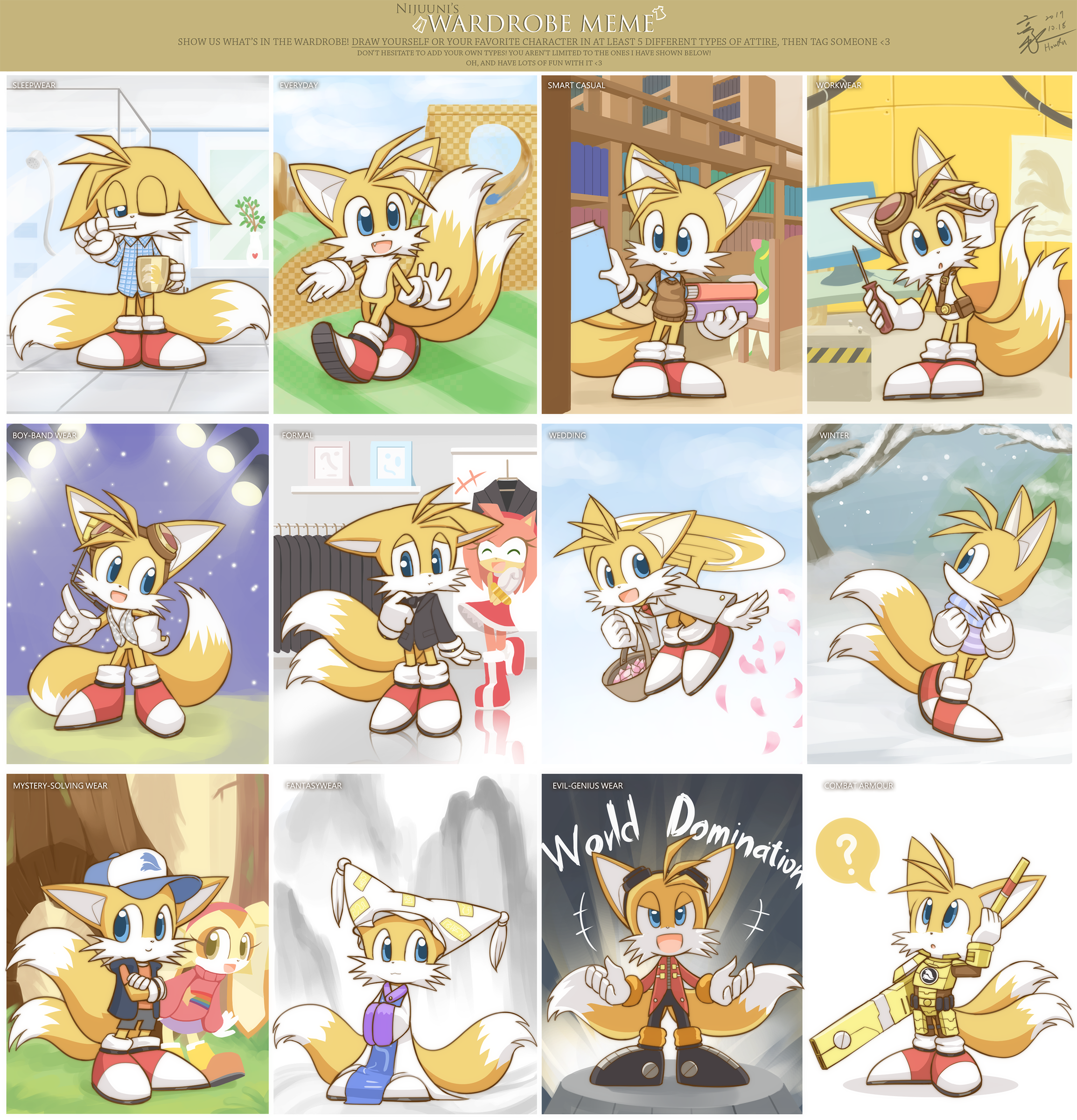 Tails Animation Meme - KISEKAE - Link in desc by NadiaCoelho on DeviantArt