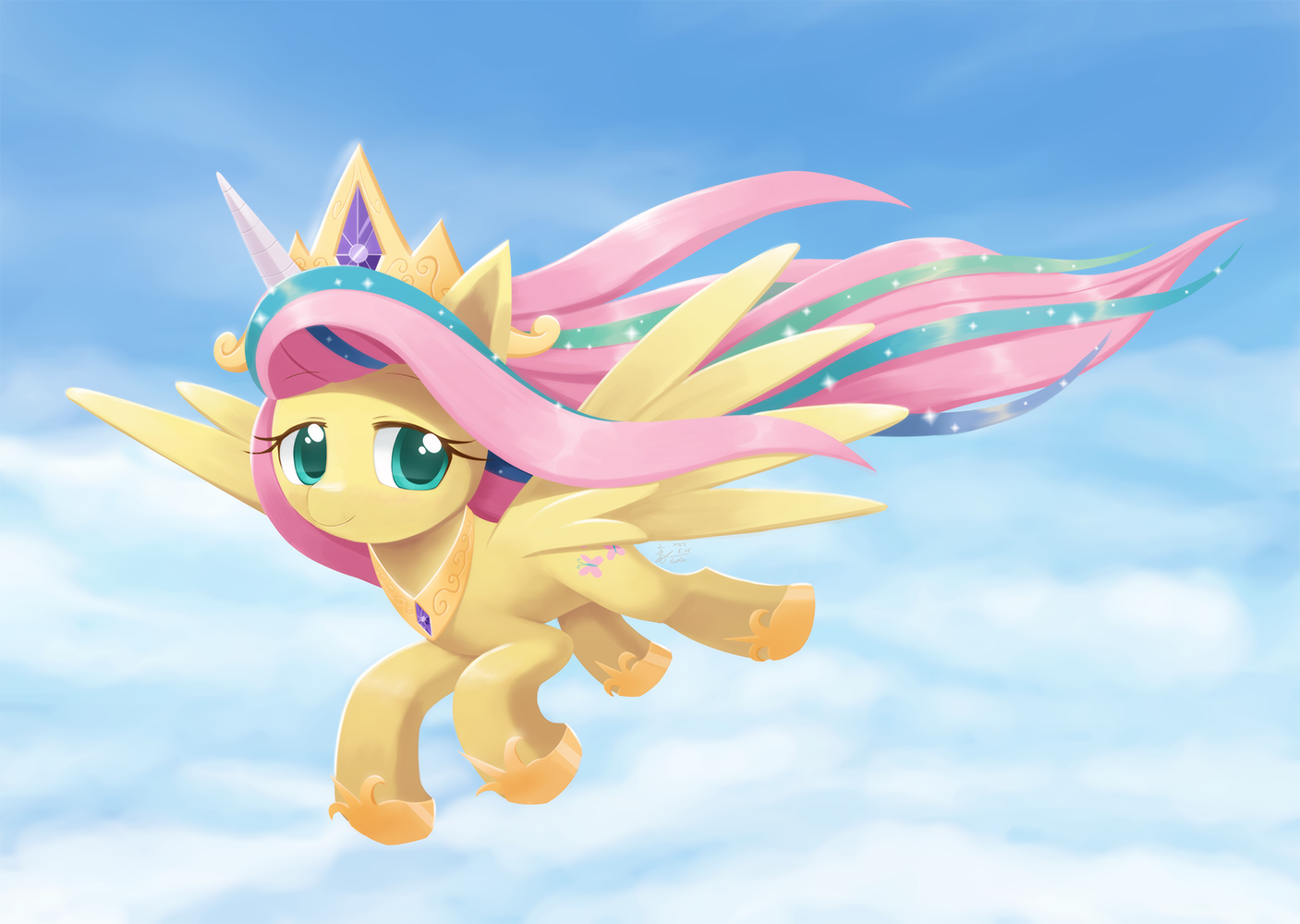 Commission Fluttershy by HowXu on DeviantArt