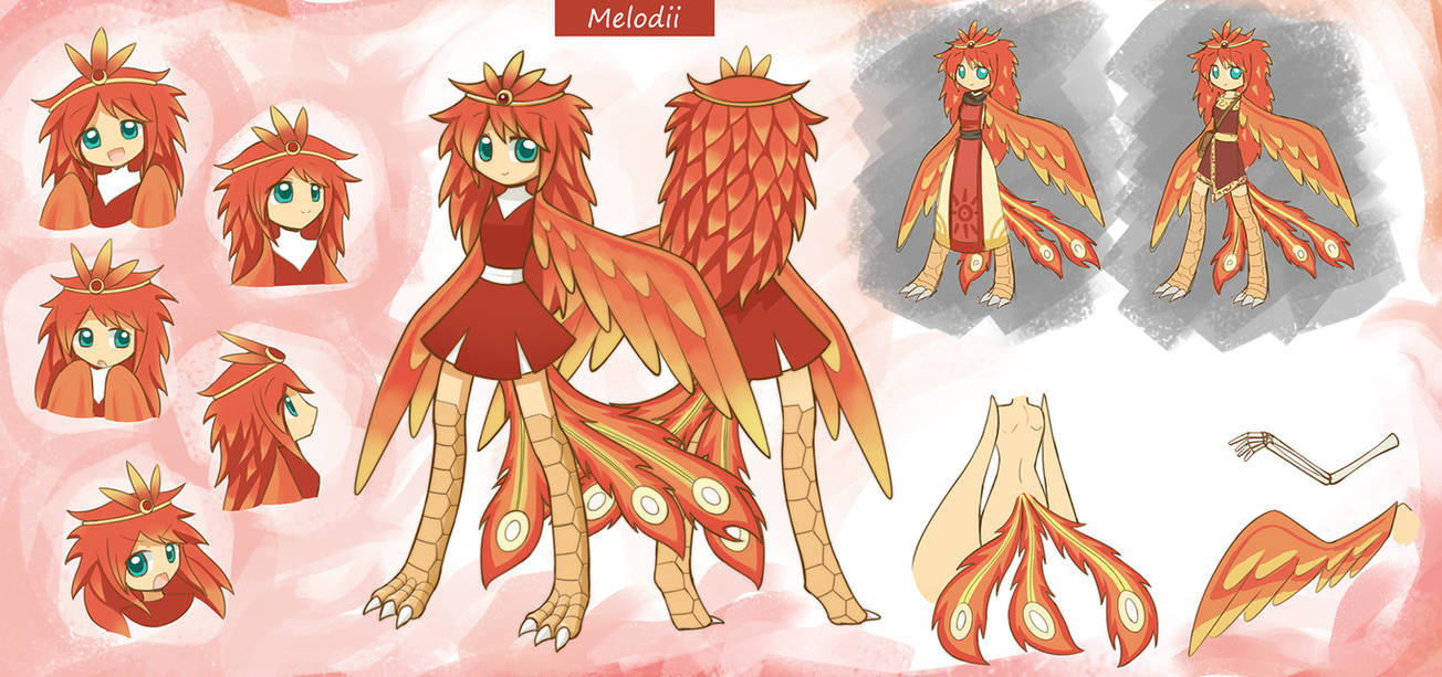 Commission Character sheet Melodii by HowXu on DeviantArt