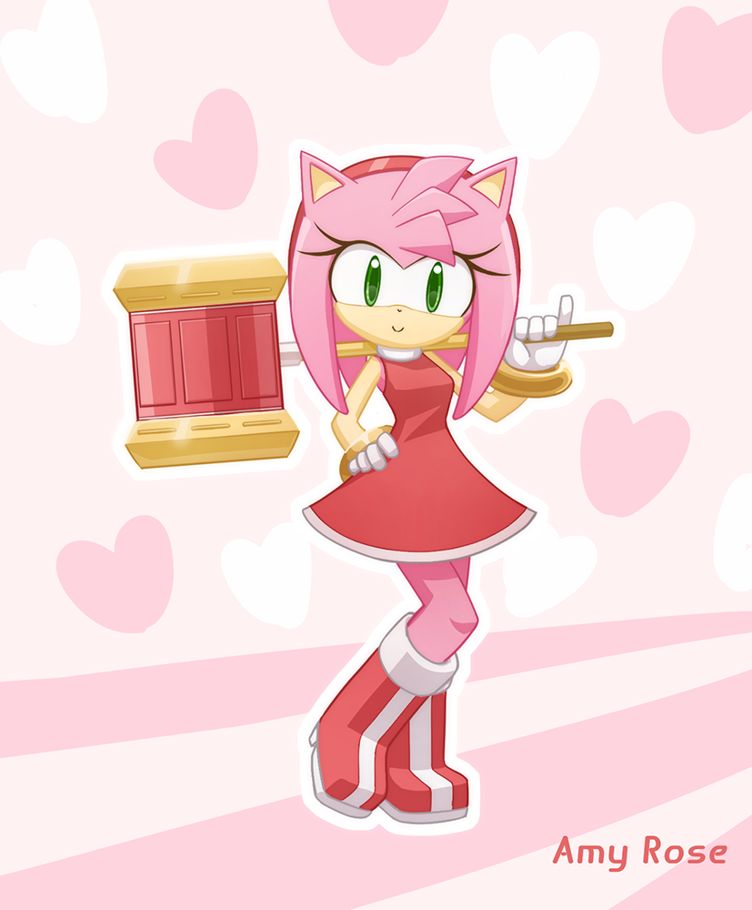 Sonic Girls Amy by HowXu on DeviantArt
