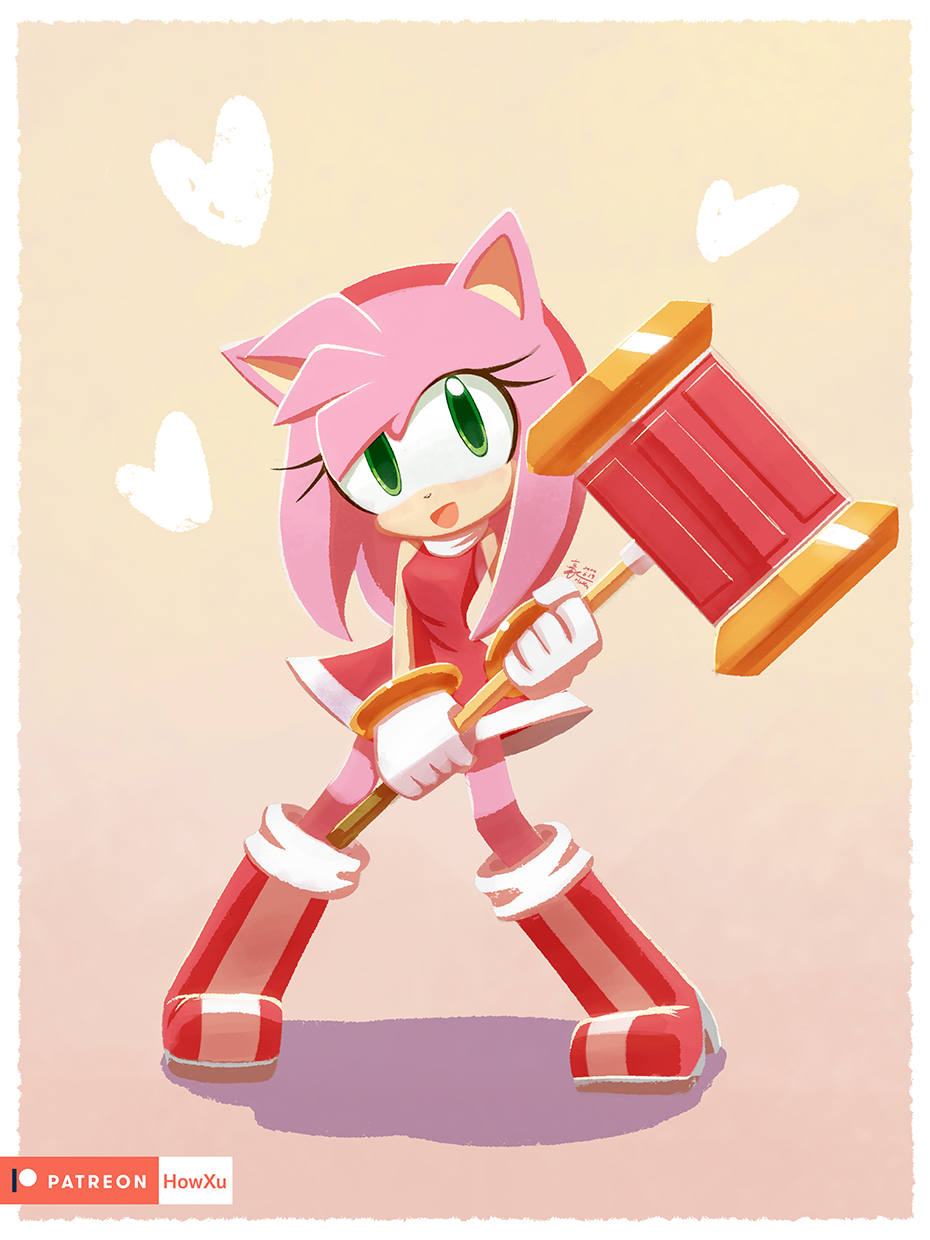 Amy Rose by HowXu on DeviantArt