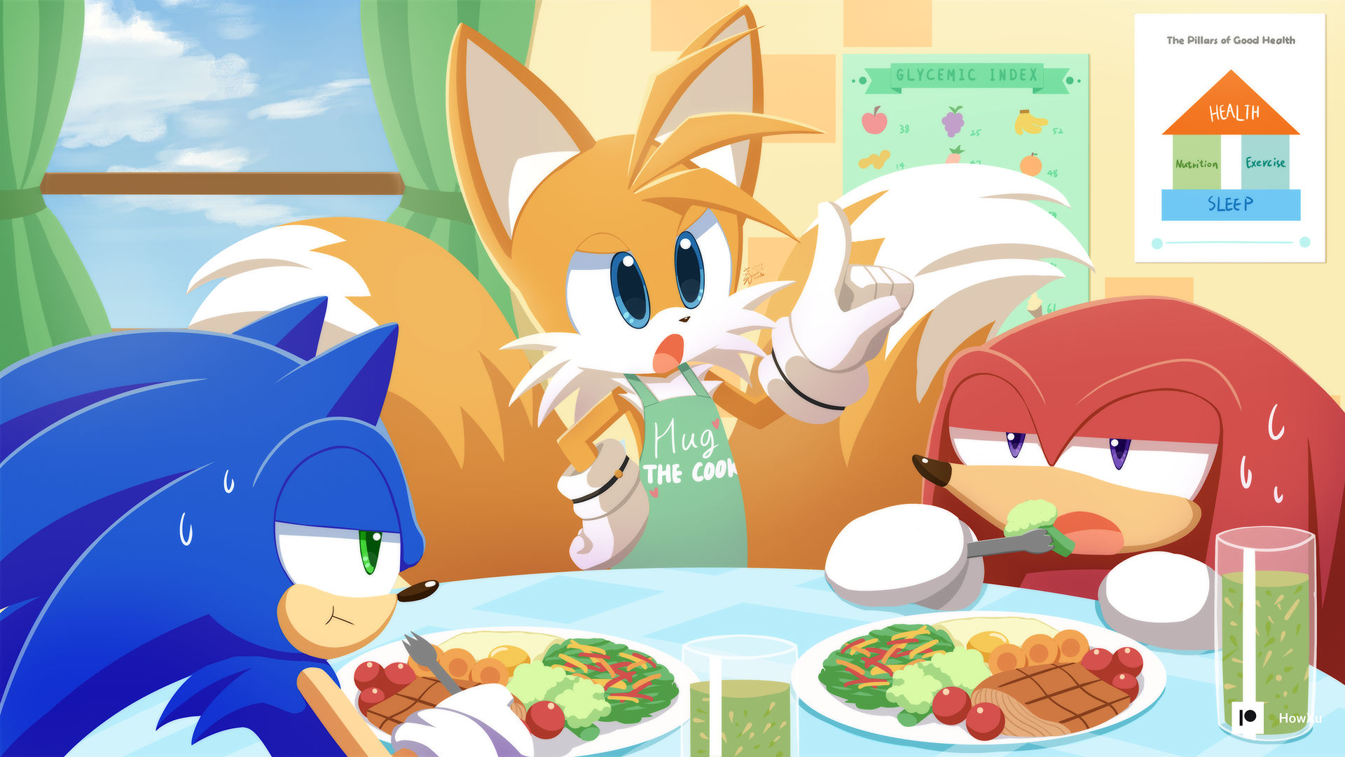 Gee you guys need to take care of yourselves by HowXu on DeviantArt