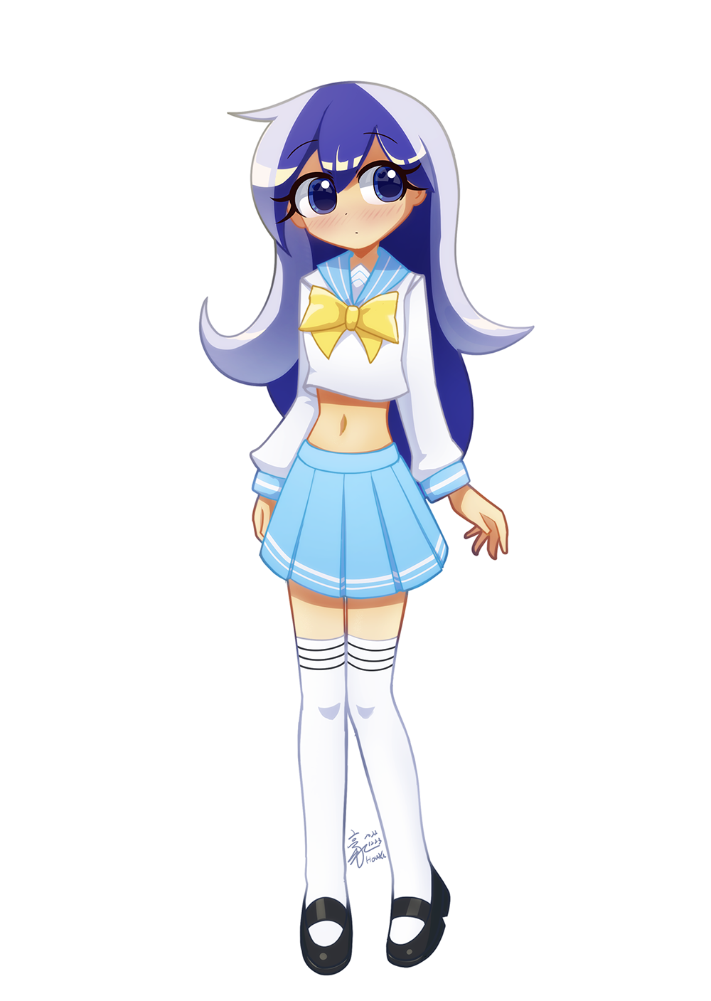Commission Minuette Humanized school girl by HowXu on DeviantArt