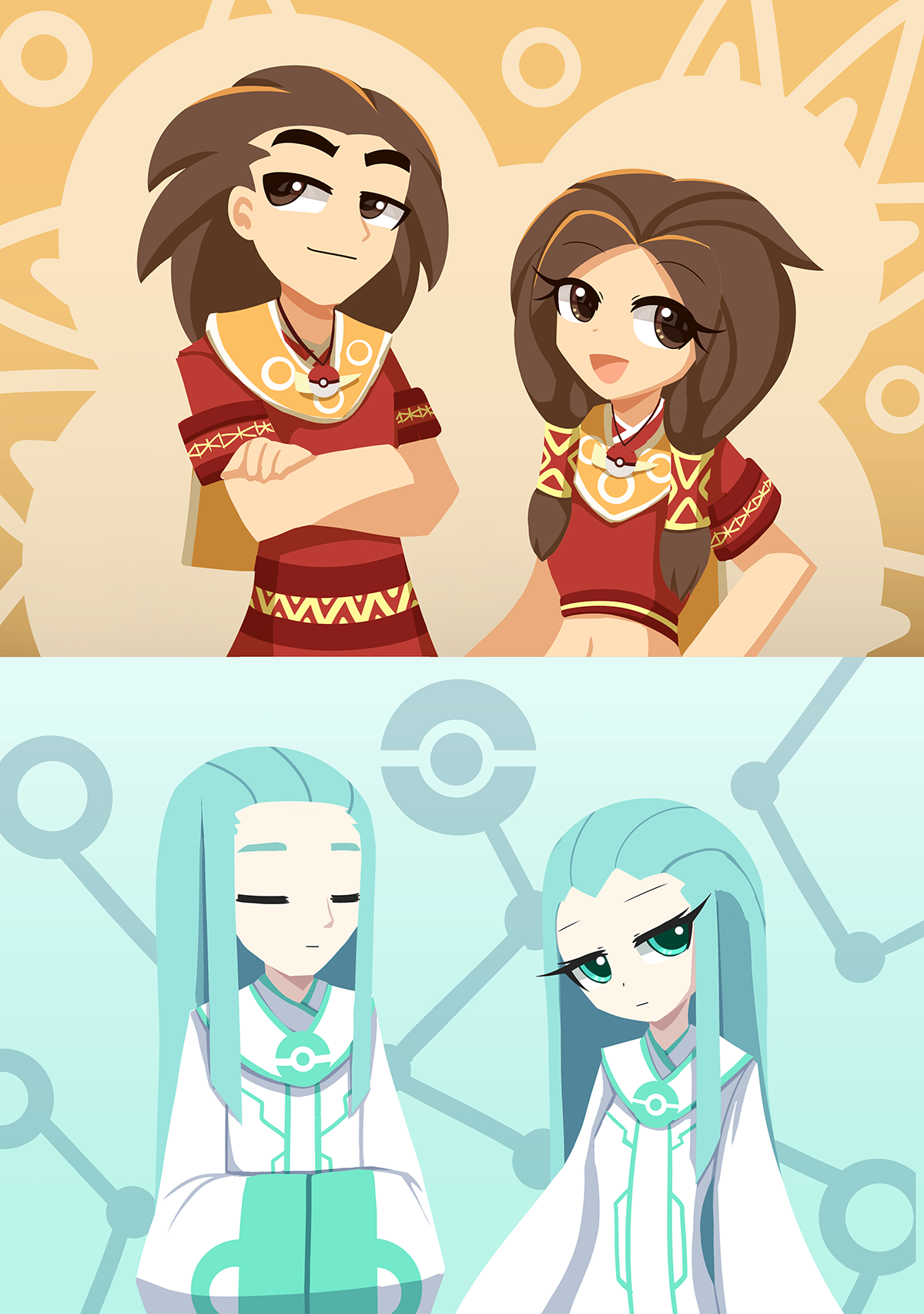 Deviantart Layer Style Golden Commission Team Golden Palace and Team Outsiders by HowXu on DeviantArt
